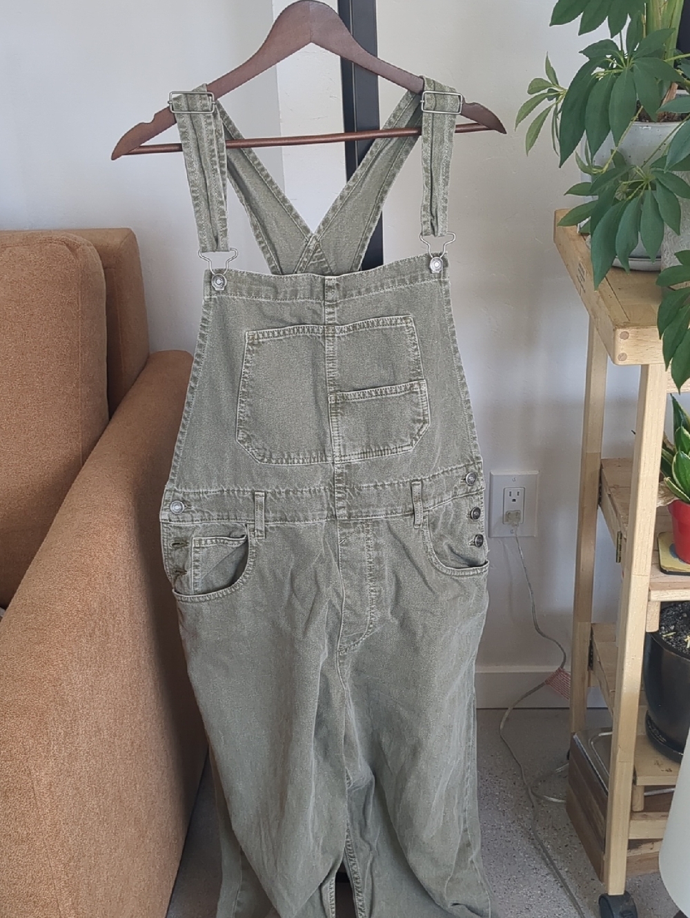 NWOT Free People Ziggy Overalls Size Large